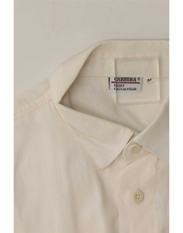 Carrera Mens Short Sleeve Shirt Medium White