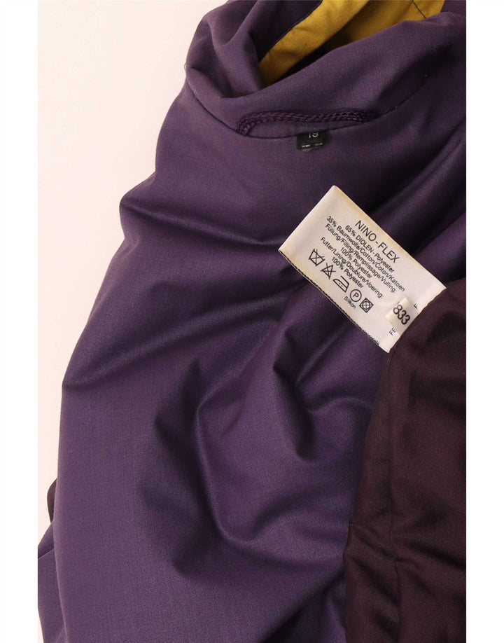 Casaco impermeável feminino NINO UK 14 poliéster roxo médio