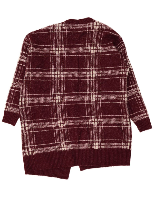Marks & Spencer Dame Longline Cardigan Sweater UK 18 XL Burgundy