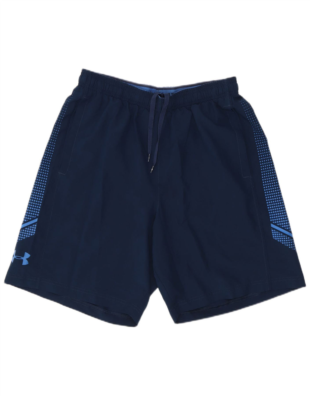 Under Armour Mens Graphic Loose Fit Sport Shorts Medium Navy Blue