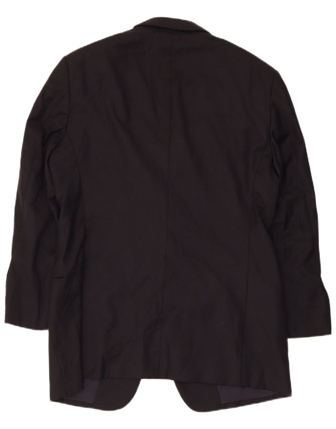 Armani Collezioni Mens 2 Button Blazer Jacket IT 50 Large Black Wool