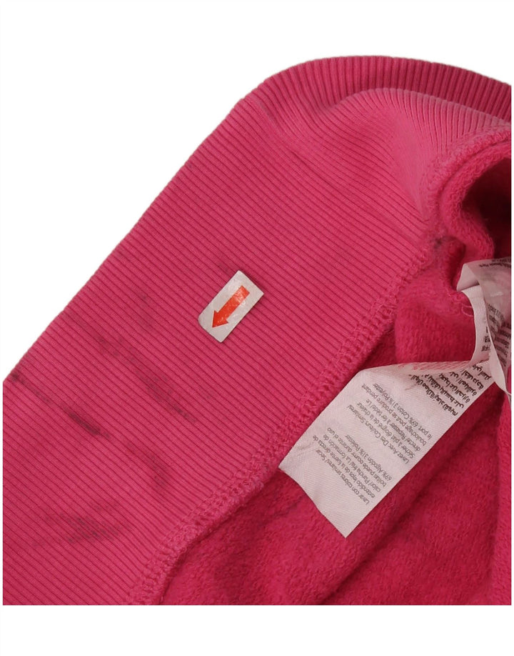 JACK WILLS Felpa oversize da donna Maglione UK 14 Cotone rosa medio