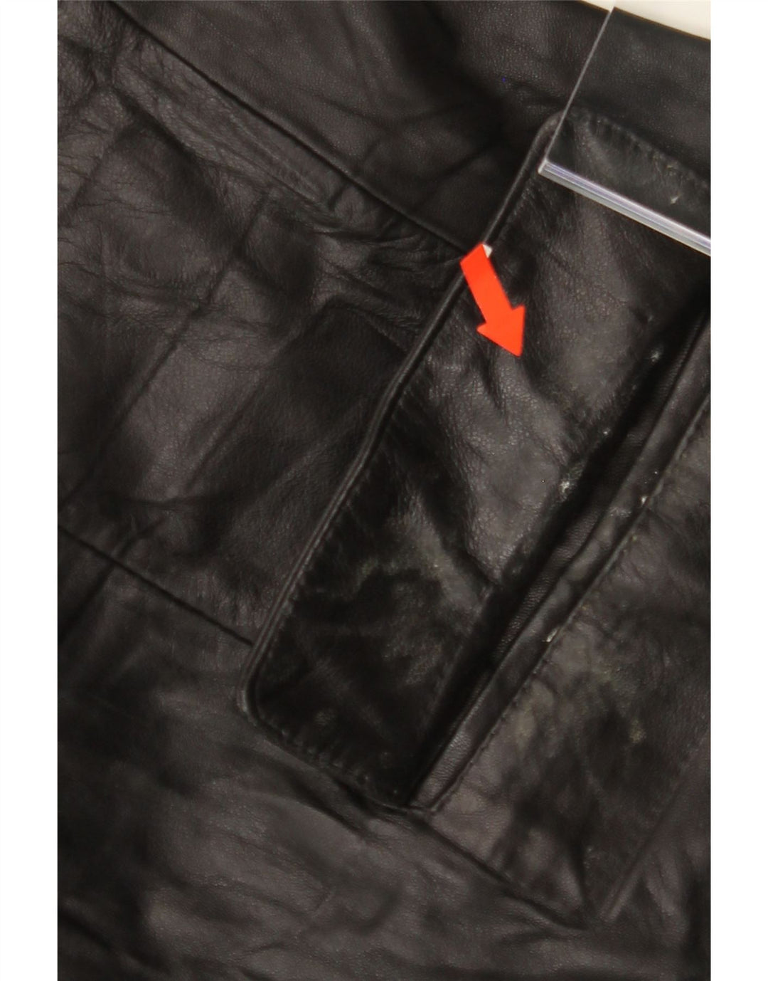 VINTAGE Womens Leather Jacket IT 46 Large Black Leather Vintage Vintage and Second-Hand Vintage from Messina Hembry 