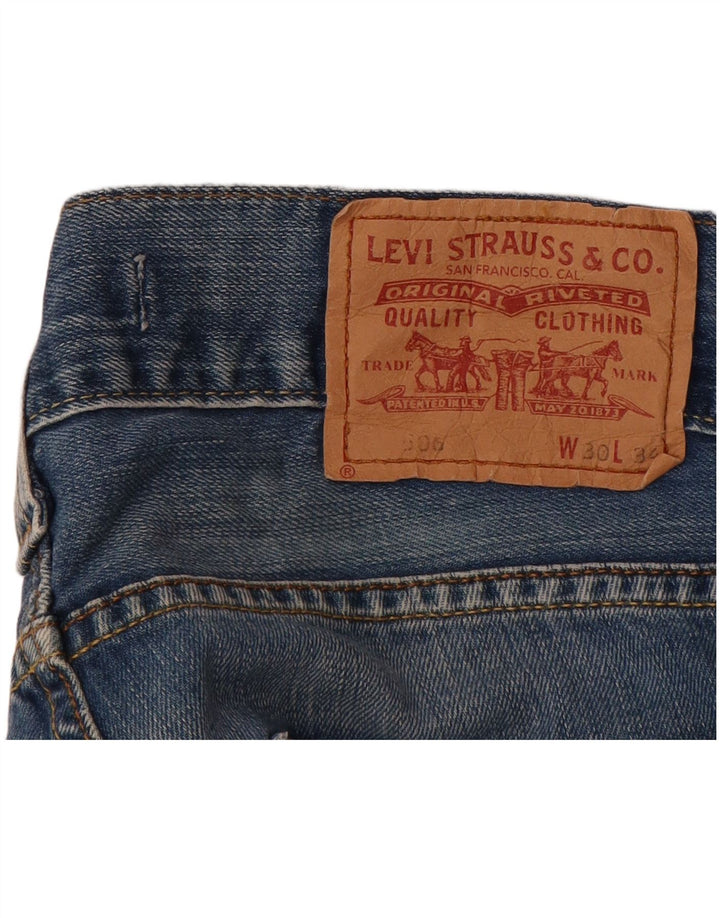 Levi's Womens 506 Standard Fit Straight Jeans W30 L24 Blue