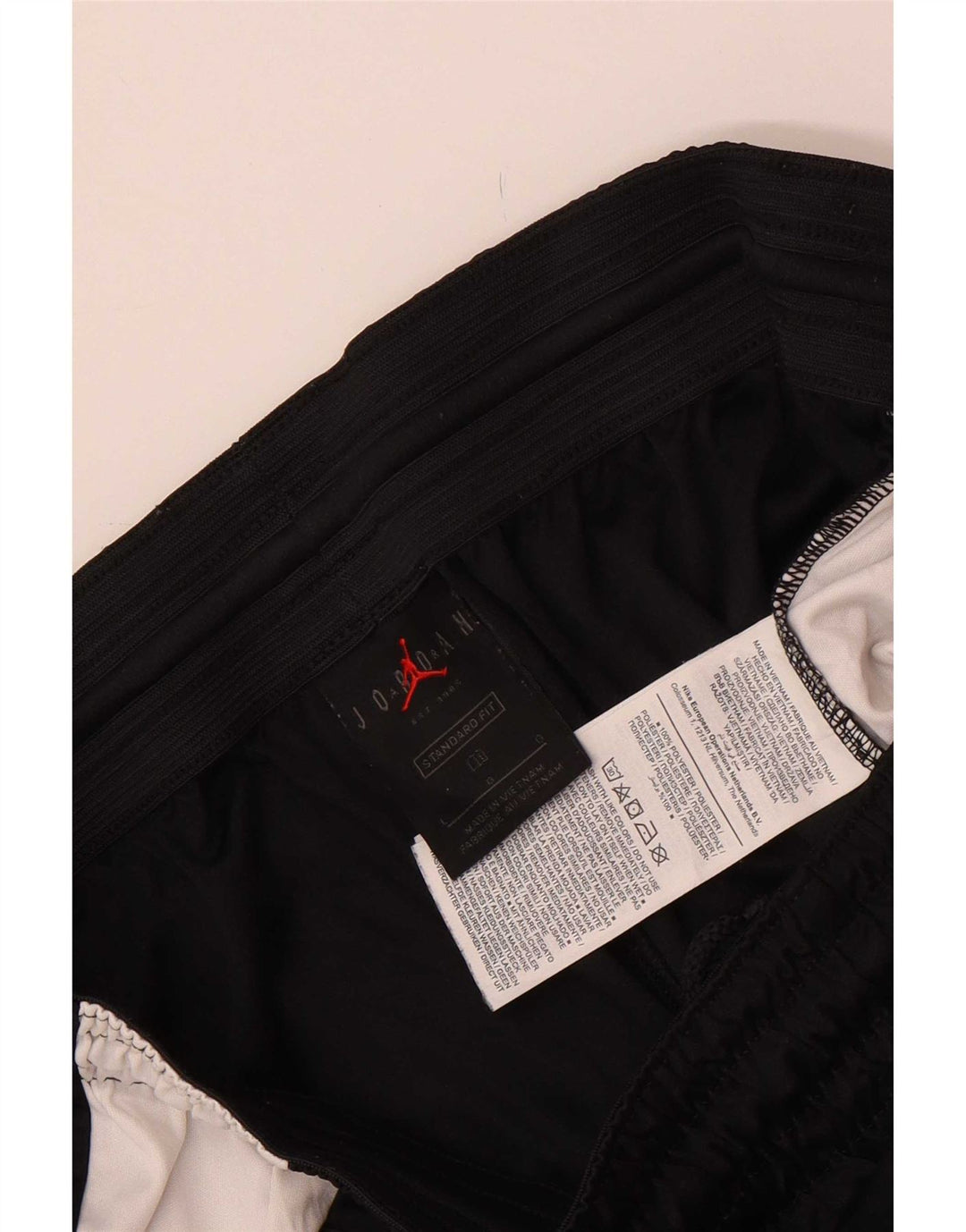 Jordan Mens Standard Fit Sport Shorts Large Black Colourblock Polyester