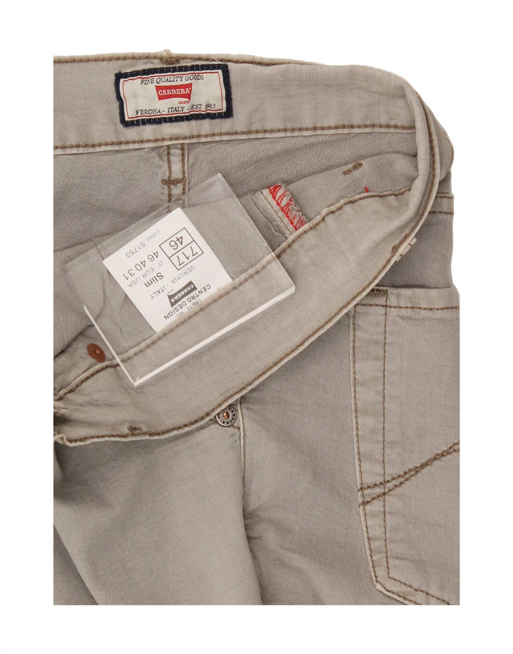CARRERA Mens Slim Jeans W31 L34 Grey Cotton Vintage Carrera and Second-Hand Carrera from Messina Hembry 