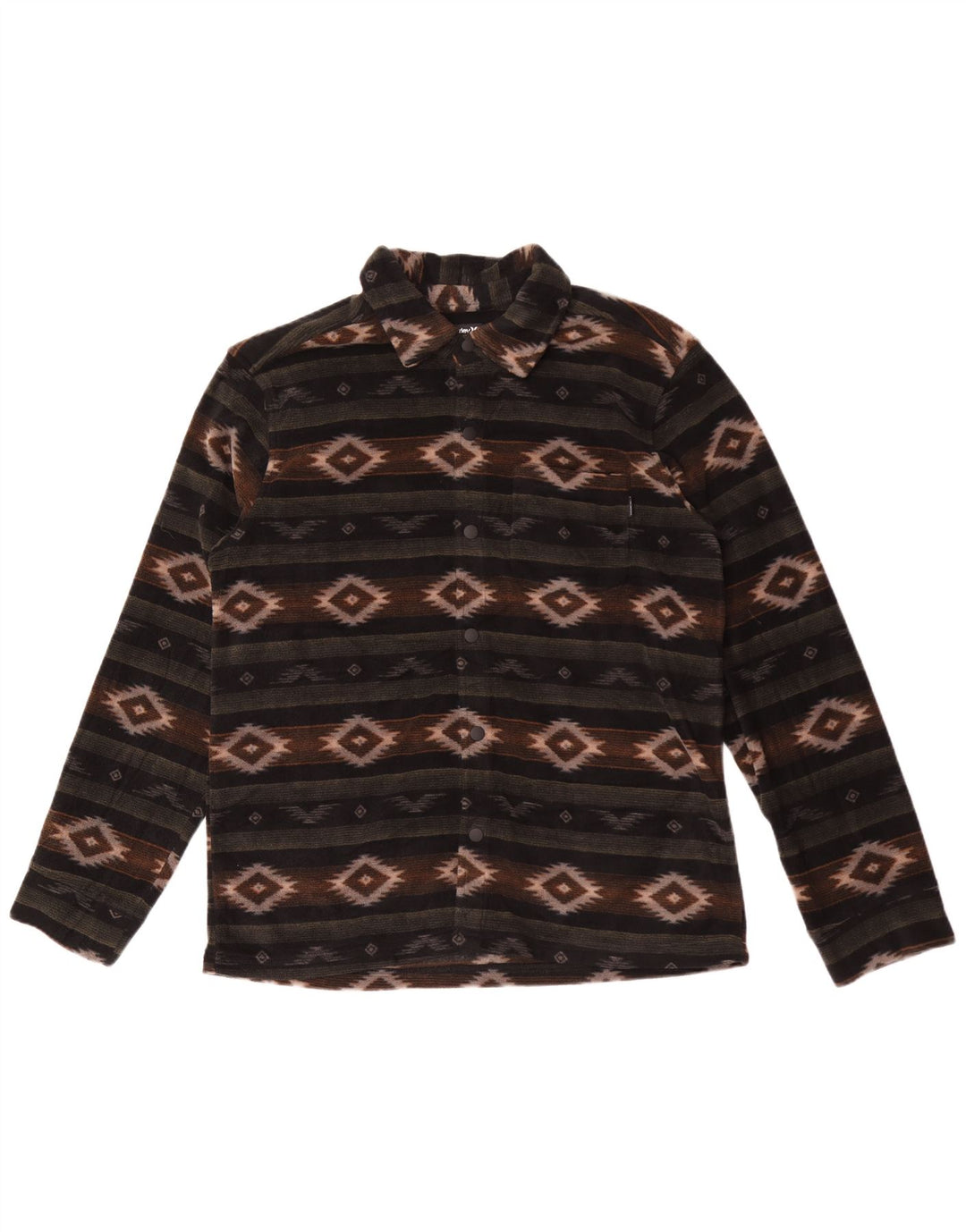 Hurley Camisa De Lana Para Hombre Poliéster Fair Isle Medium Multicolor