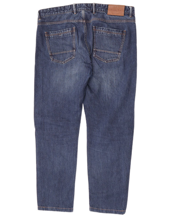 Massimo Dutti Herre Casual Fit Straight Jeans EU 44 Large W34 L28 Blå