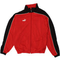 PUMA Boys Tracksuit Top Jacket 13-14 Years Red Colourblock Polyester Vintage Puma and Second-Hand Puma from Messina Hembry 