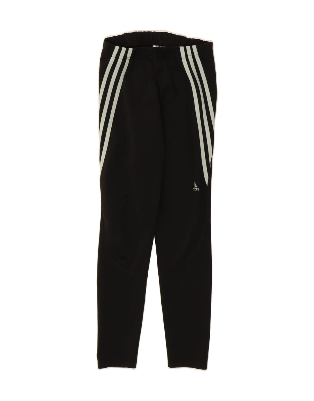 ADIDAS Womens Leggings UK 8/10 Small Black Polyester Vintage Adidas and Second-Hand Adidas from Messina Hembry 
