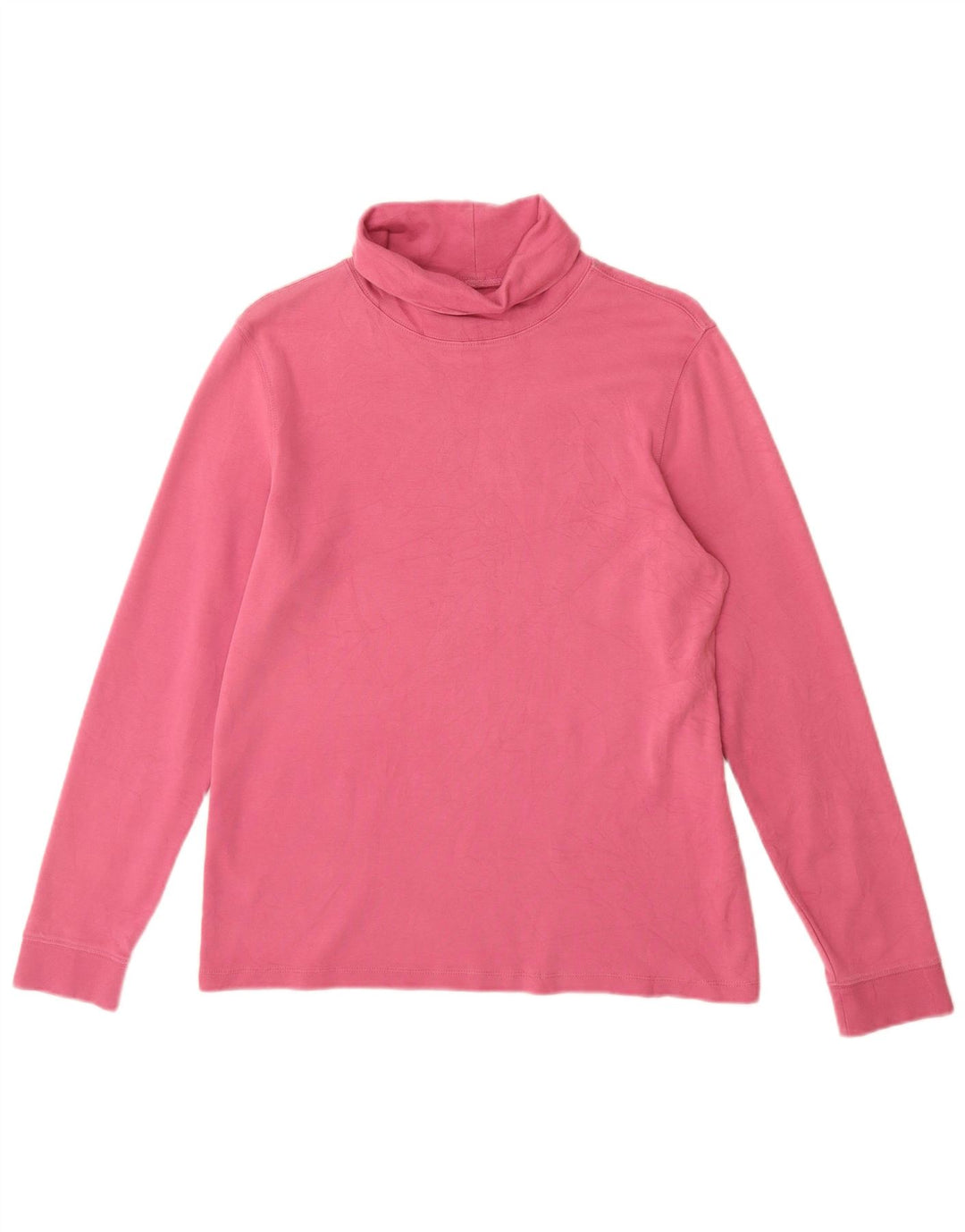 L.L.Bean Womens Top Long Sleeve UK 14 Medium Pink