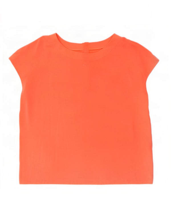 Blusa vintage para mujer Top UK 18 XL Naranja