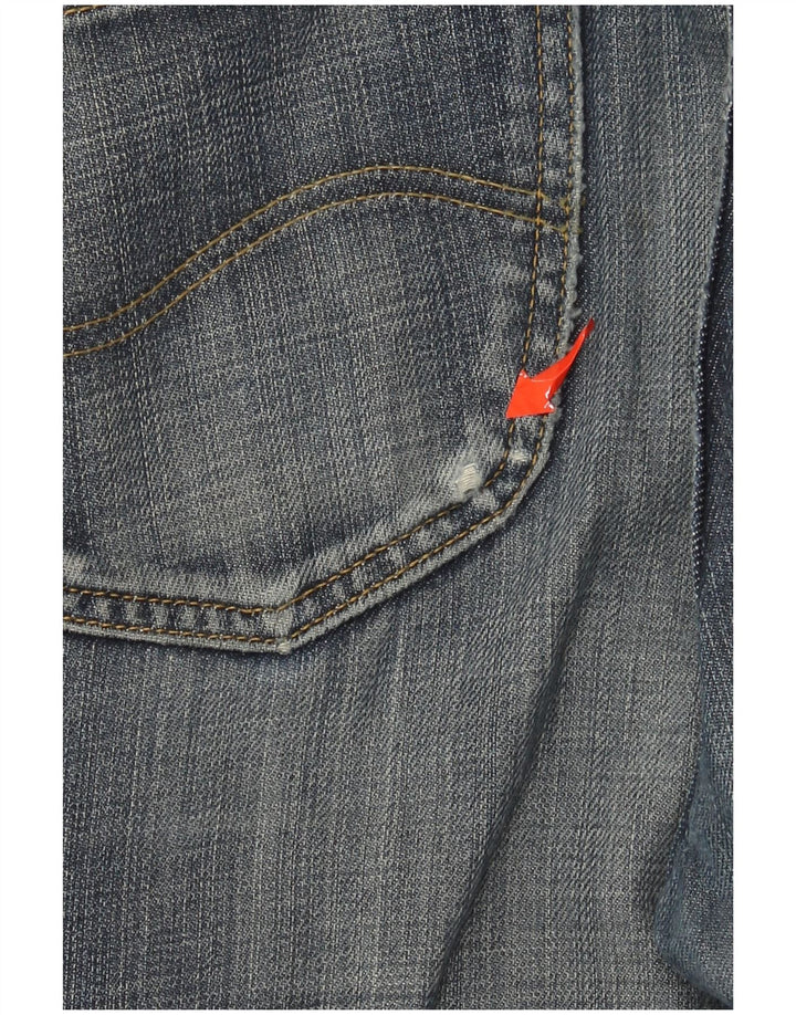 Lee Mens REED Straight Jeans W38 L32 Blue Cotton