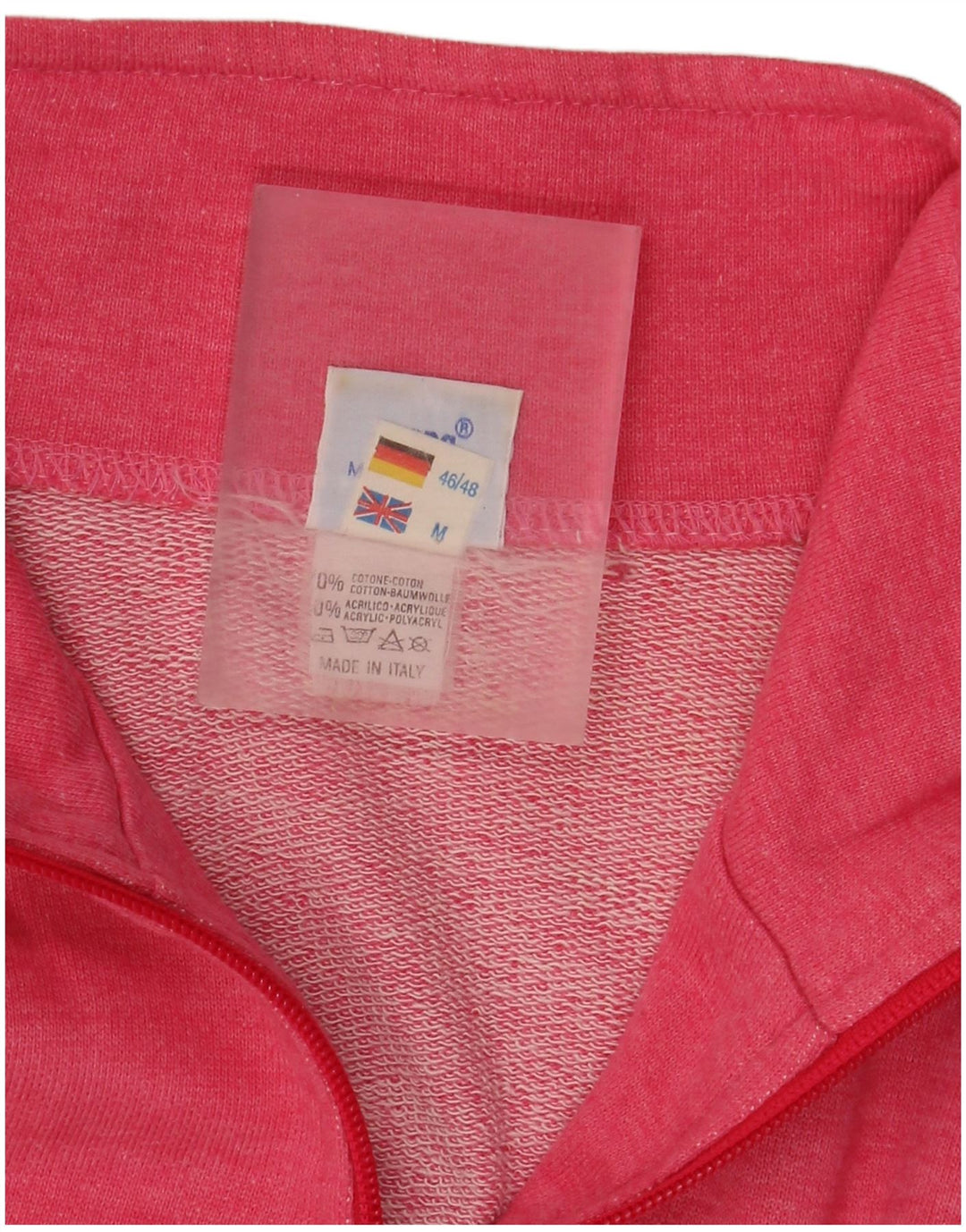 Arena Mens Graphic Full Tracksuit Medium Pink Colourblock Cotton
