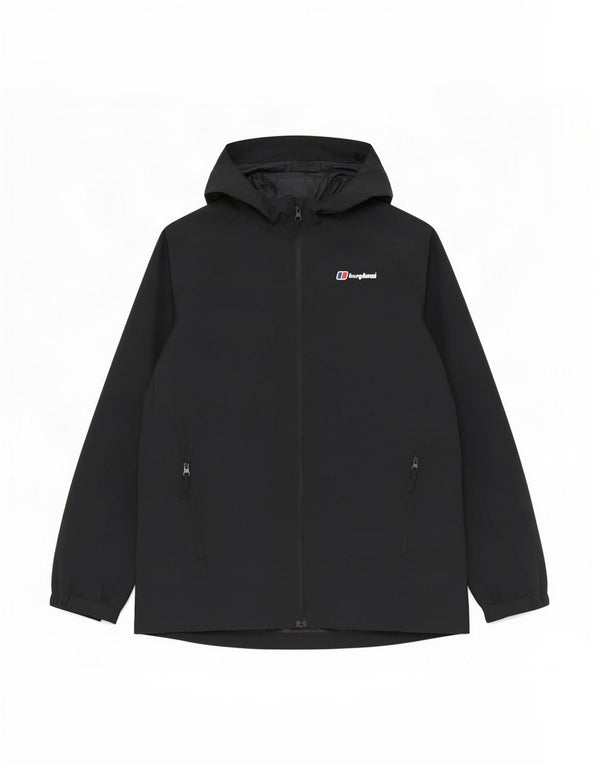 Berghaus Boys kišna jakna s kapuljačom 12-13 godina, crna poliamidna