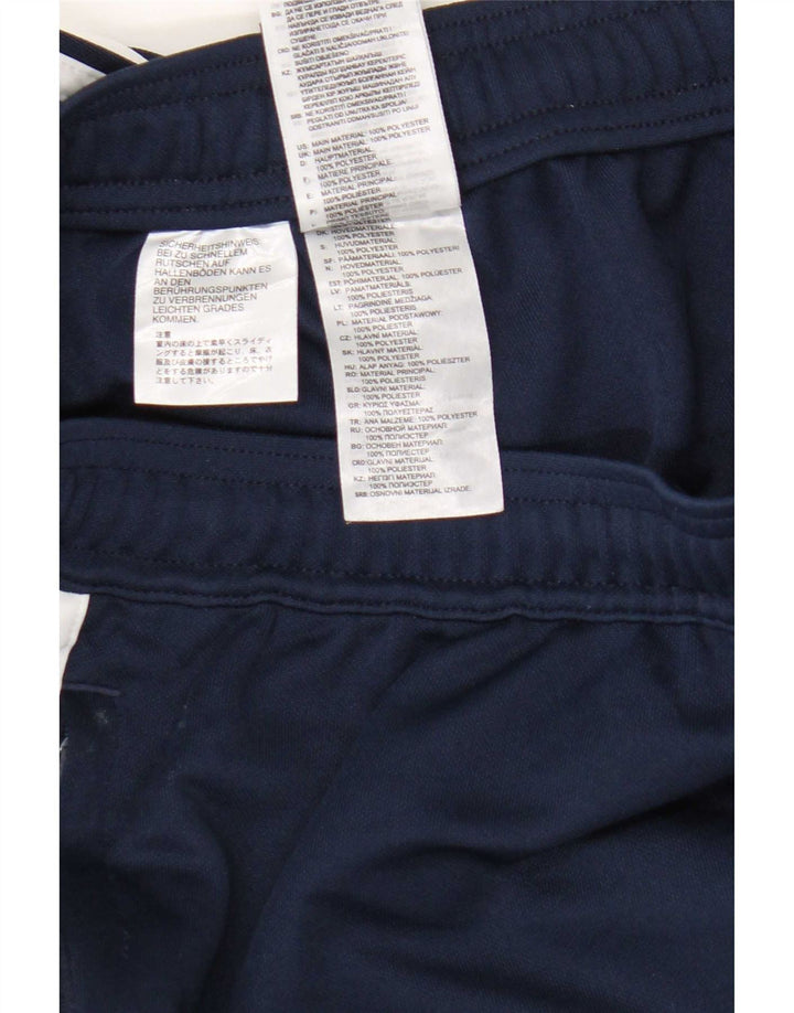 Adidas Mens Climalite Chándal Pantalones Pequeños Azul Marino Poliéster