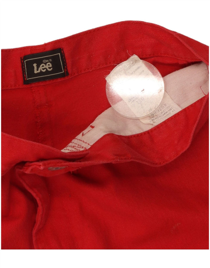 LEE Short décontracté pour femme Medium W30 Rouge Coton
