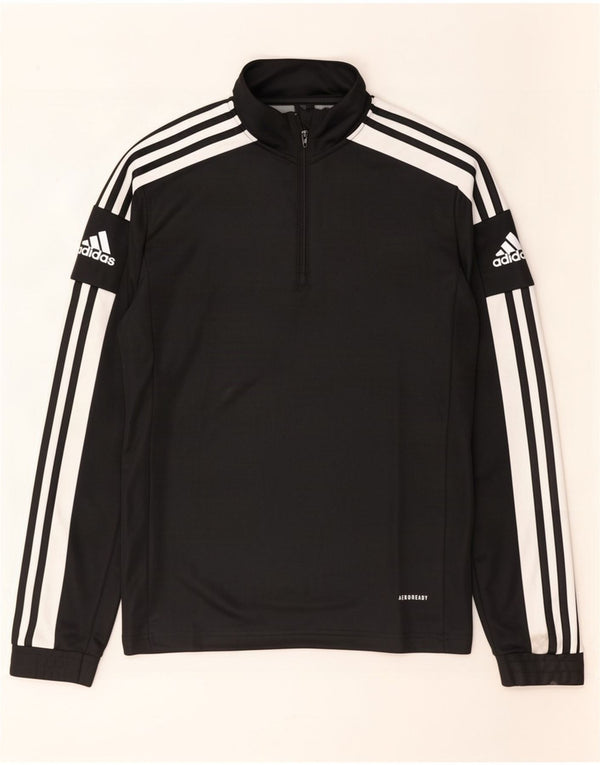 Adidas Mens Aeroready Grafikus felső, hosszú ujjú kis fekete Colourblock