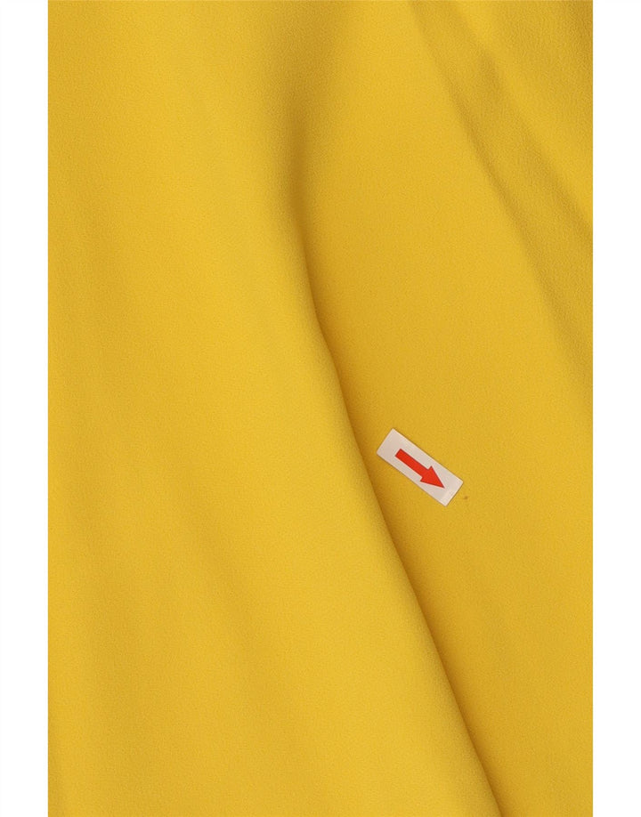 Gonna a trapezio da donna Germano Zama media W28 acetato giallo