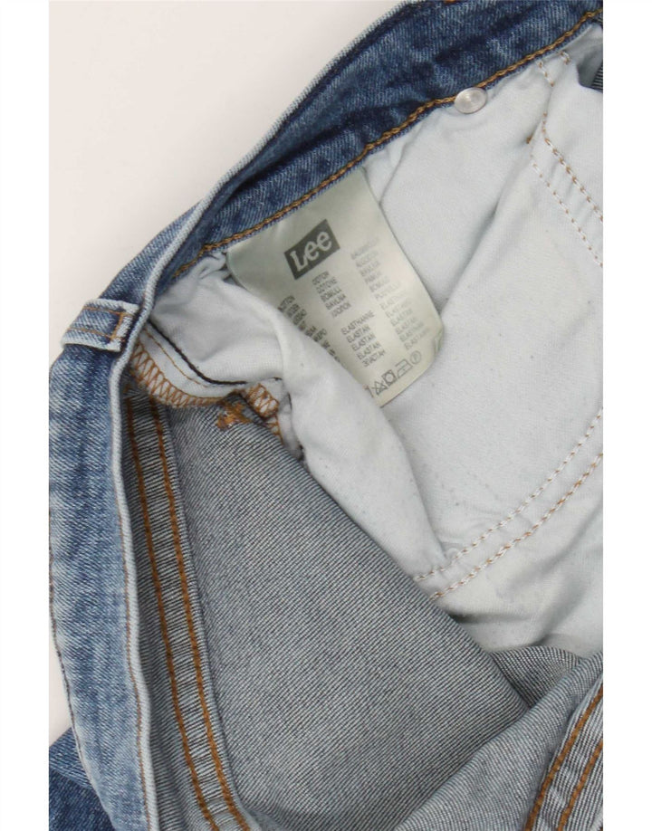 Lee Mens Rider Straight Jeans W34 L26 Blue Cotton