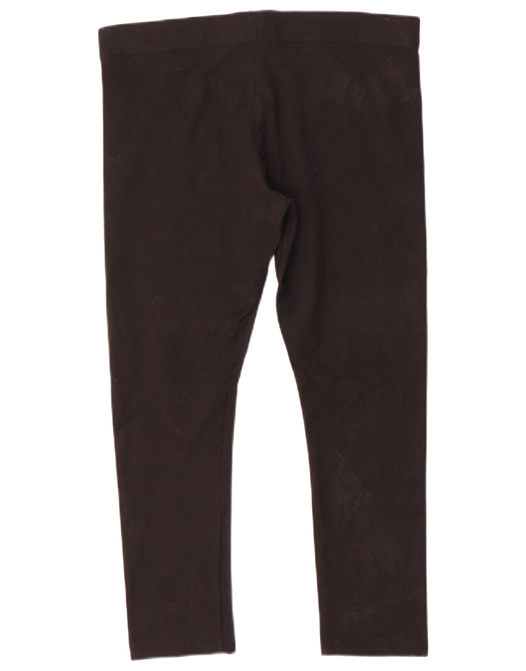 Dkny Womens Crop Leggings UK 14 Large Black Cotton