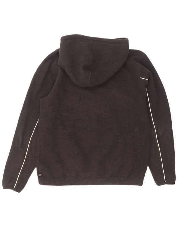 Nike Mens Hooded Fleece Jumper Medium Black Polyester