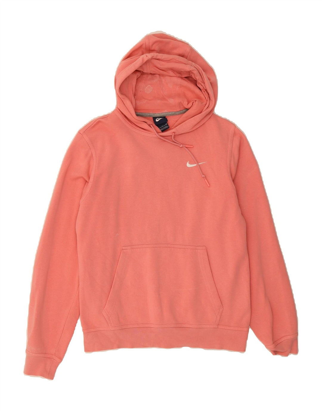 NIKE Mens Hoodie Jumper Small Pink Vintage Nike and Second-Hand Nike from Messina Hembry 