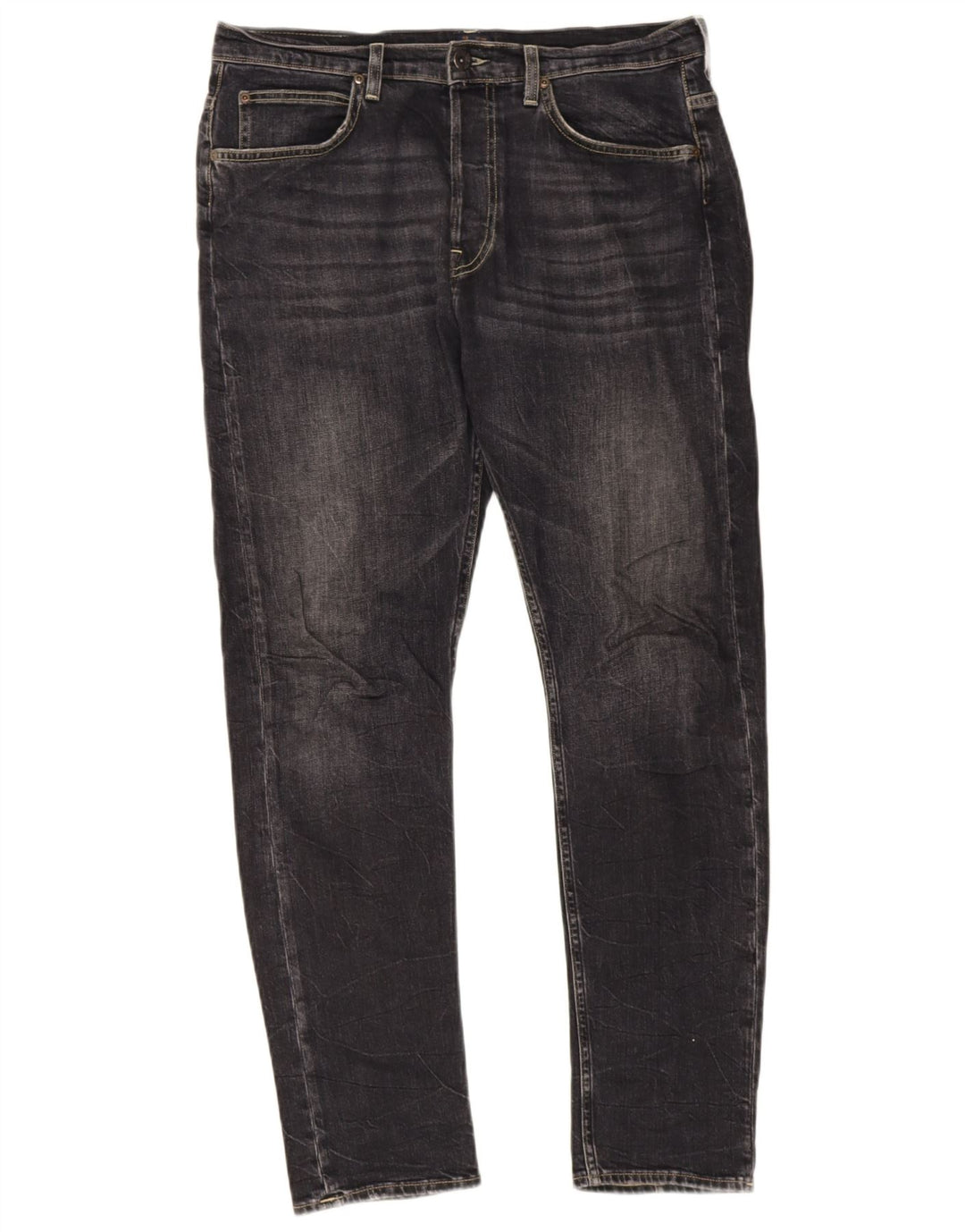 Lee Herre Heath Slim Jeans W32 L32 Sort Bomuld