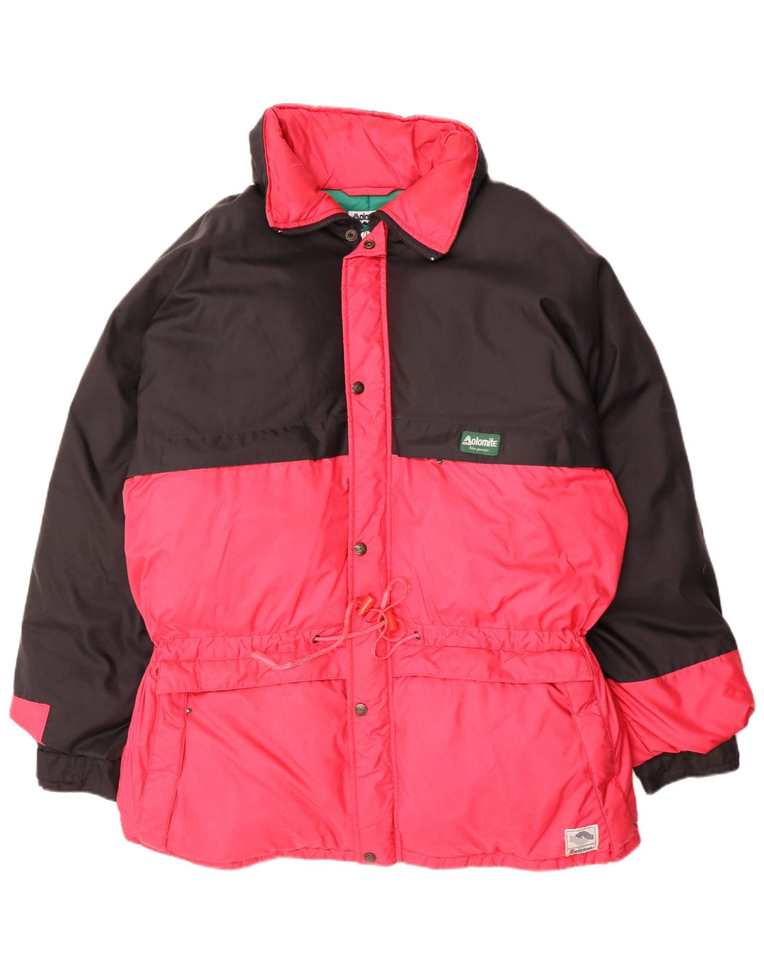 Dolomite Mens Padded Jacket UK 42 XL Pink Colourblock Nylon