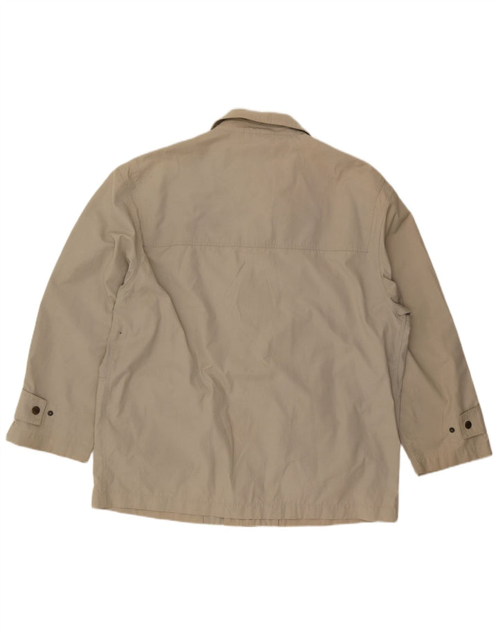 Vintage Herren Utility Jacke UK 42 XL Beige Polyester