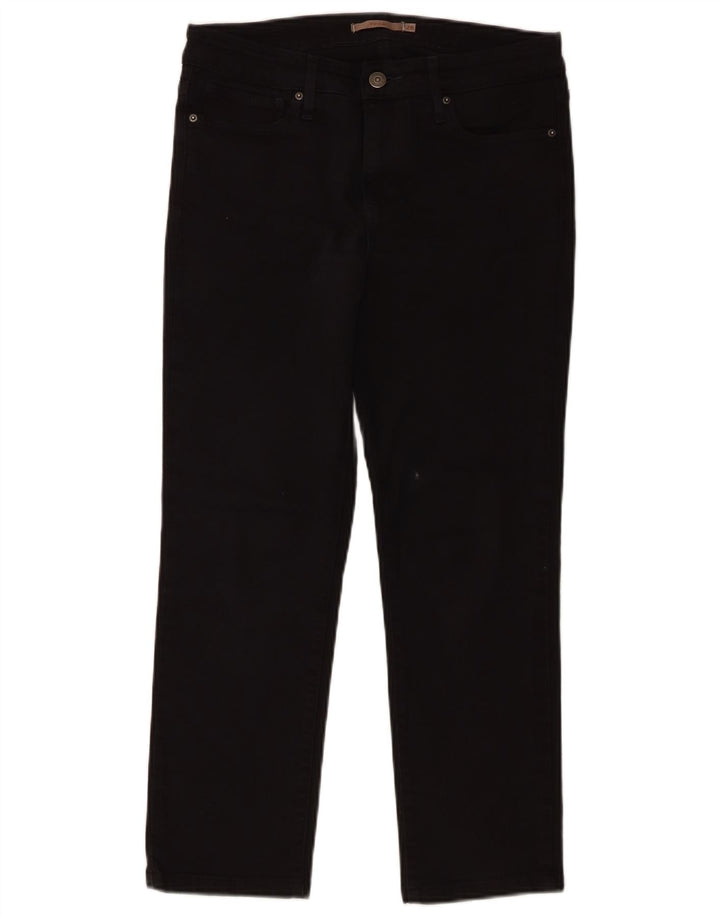 Levi's Womens 712 Crop Slim Jeans W28 L25 Black