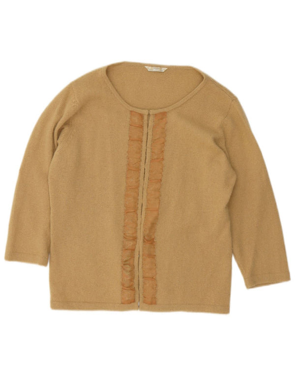 Marks & Spencer Jersey con Cuello Barco para Mujer UK 46 Large Beige