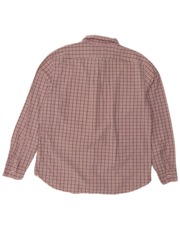 J. Crew Mens Classic Fit Shirt XL Pink Check Cotton