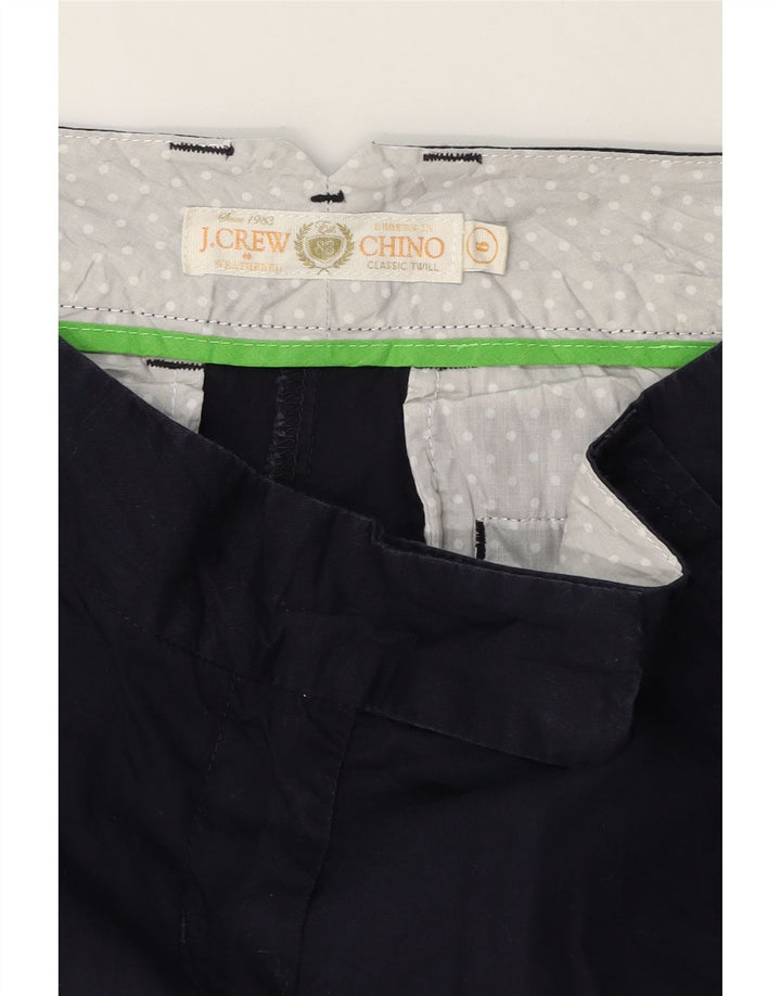J. CREW Womens Classic Twill Chino Shorts US 6 Medium W32  Navy Blue Vintage J. Crew and Second-Hand J. Crew from Messina Hembry 