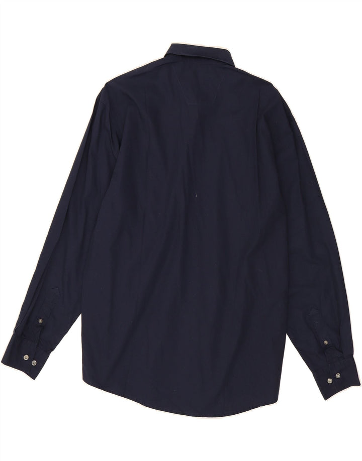WRANGLER Mens Shirt Medium Navy Blue Cotton Vintage Wrangler and Second-Hand Wrangler from Messina Hembry 