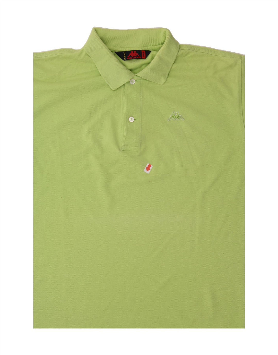 KAPPA Mens Polo Shirt Large Green Cotton Vintage Kappa and Second-Hand Kappa from Messina Hembry 