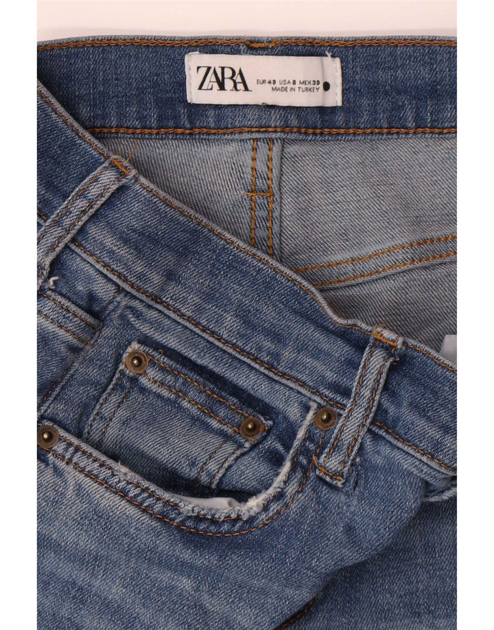 Zara Jean droit pour femme EU 40 Medium W30 L27 Bleu