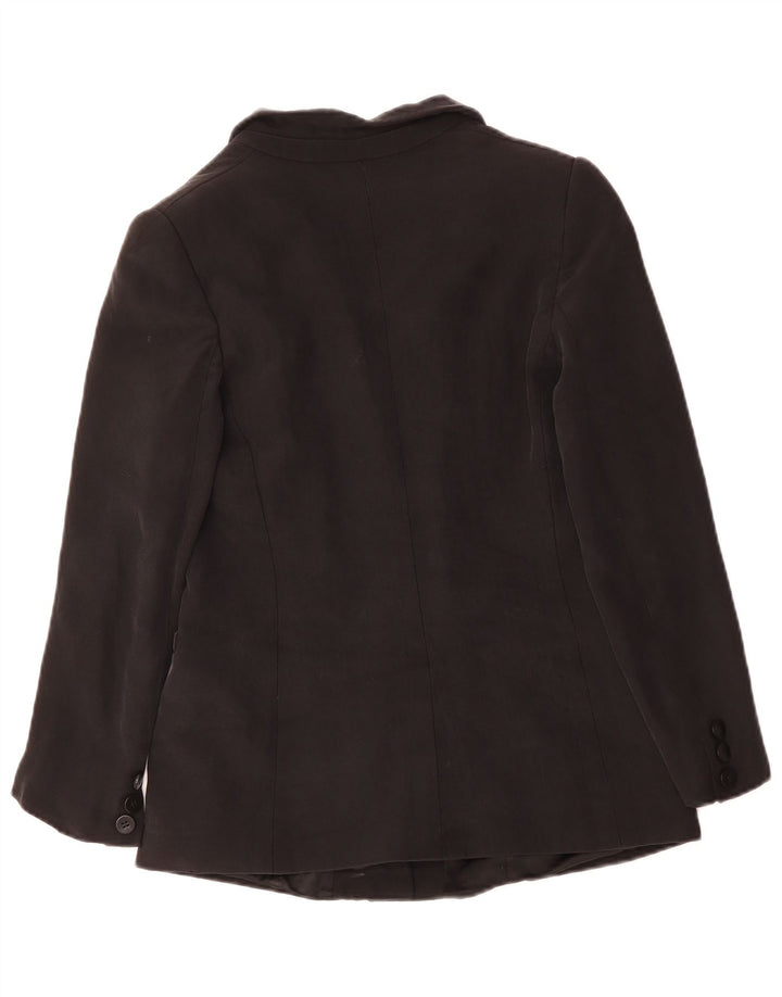 ARMANI COLLEZIONI Womens 3 Button Blazer Jacket IT 48 XL Black