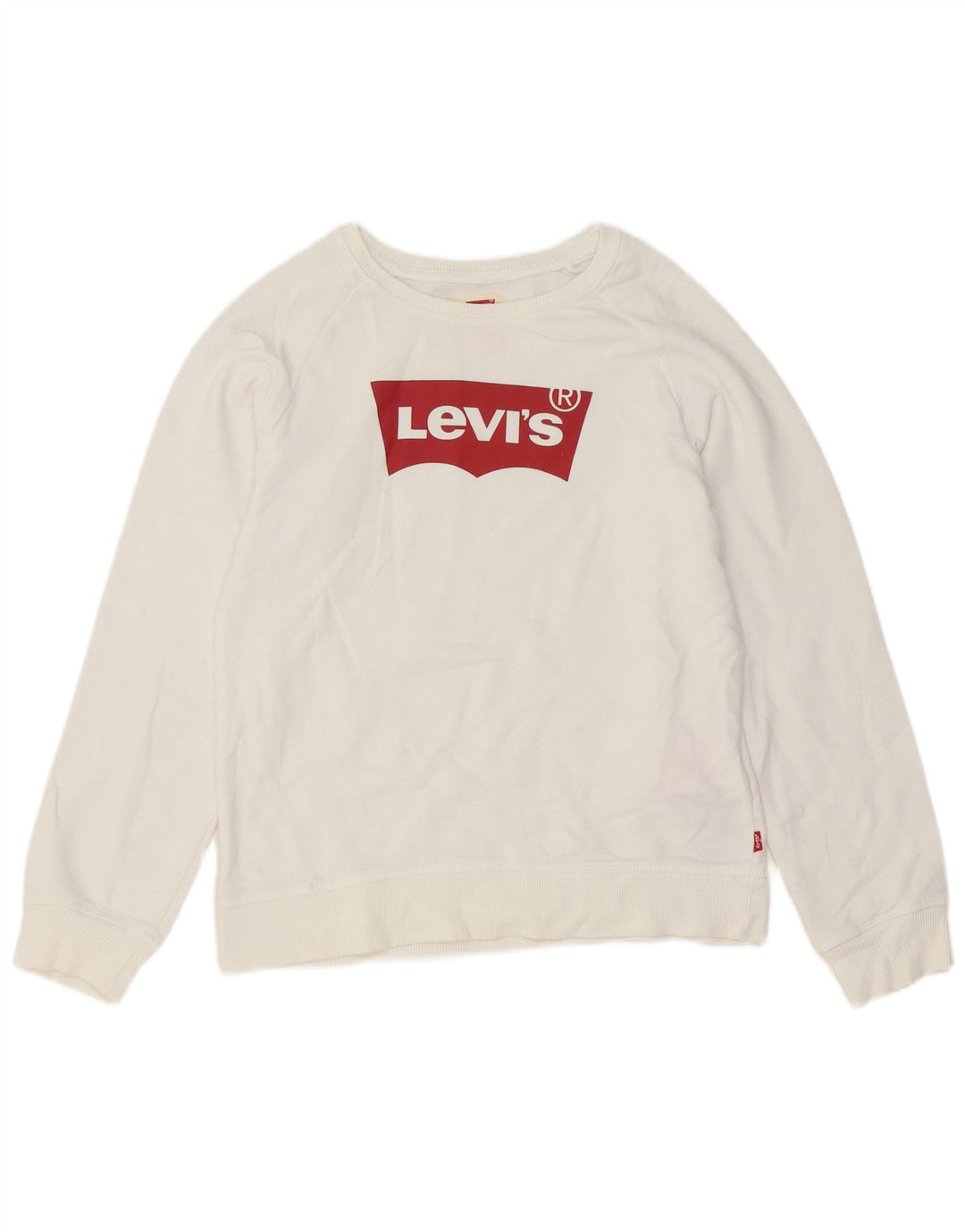Moletom gráfico LEVI'S Boys 15-16 anos algodão branco