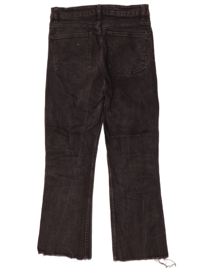 Zara Womens Straight Jeans EU 40 Medium W30 L26 Black