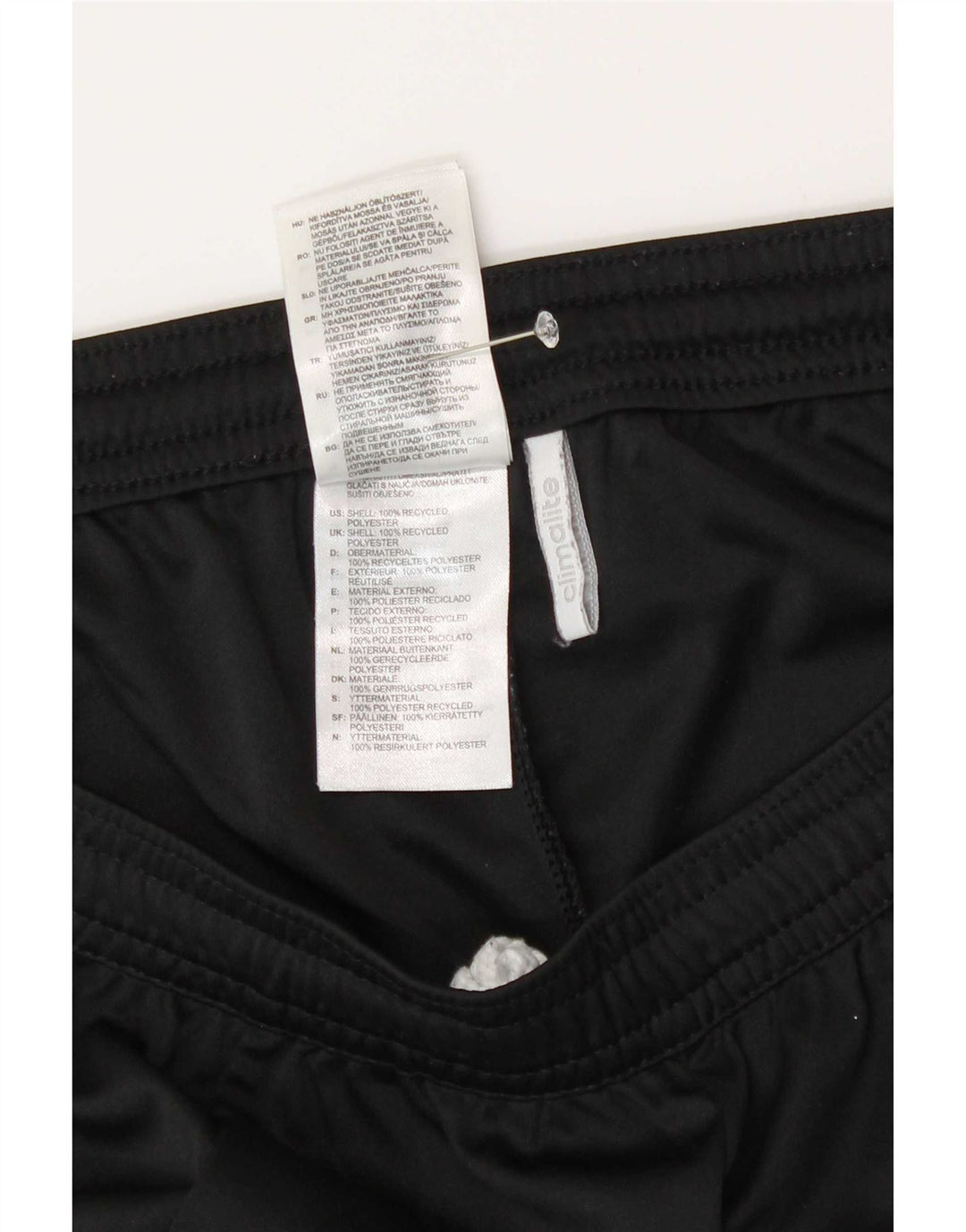 Adidas Herre Climalite Sportshorts Large Black Colourblock Polyester