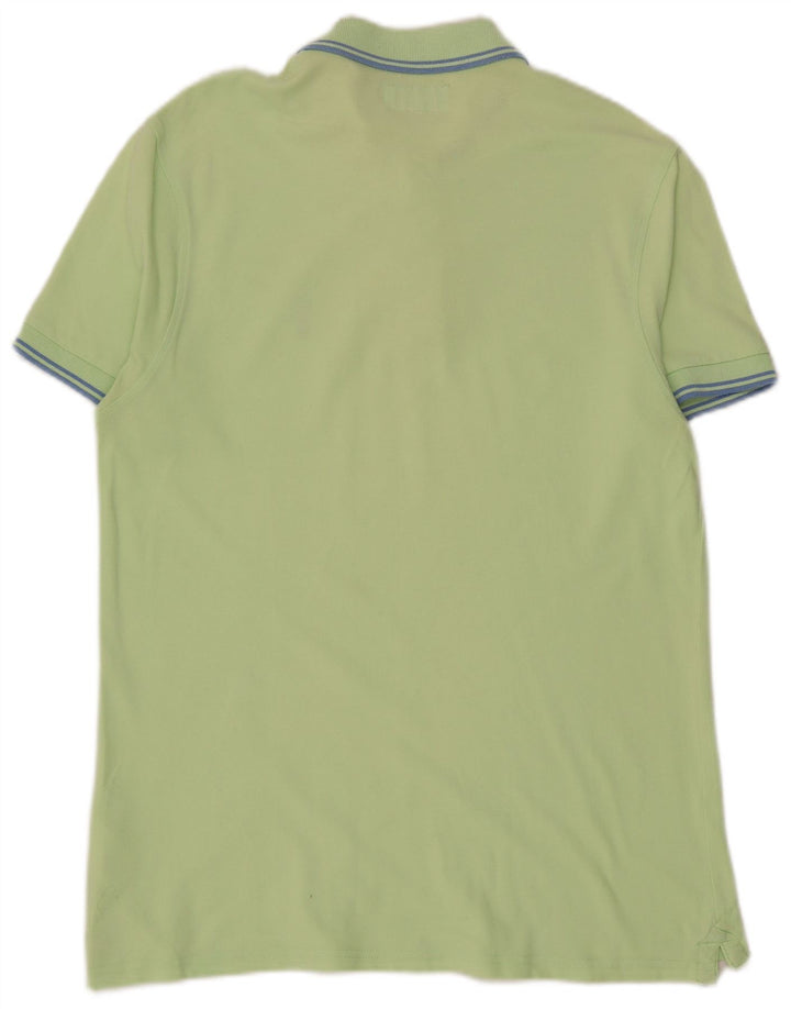 Refrigue Mens Polo Shirt 2XL Green Cotton