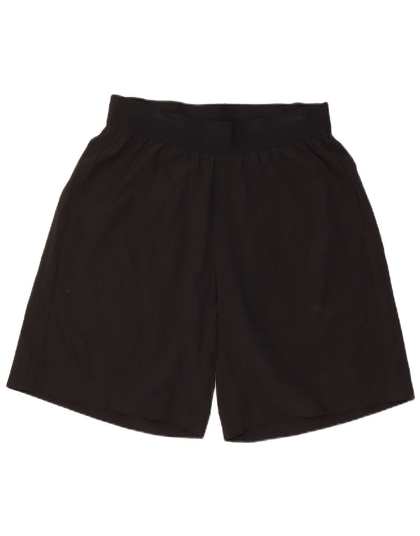 Champion Womens Sport Shorts UK 12 Medium Black Polyester