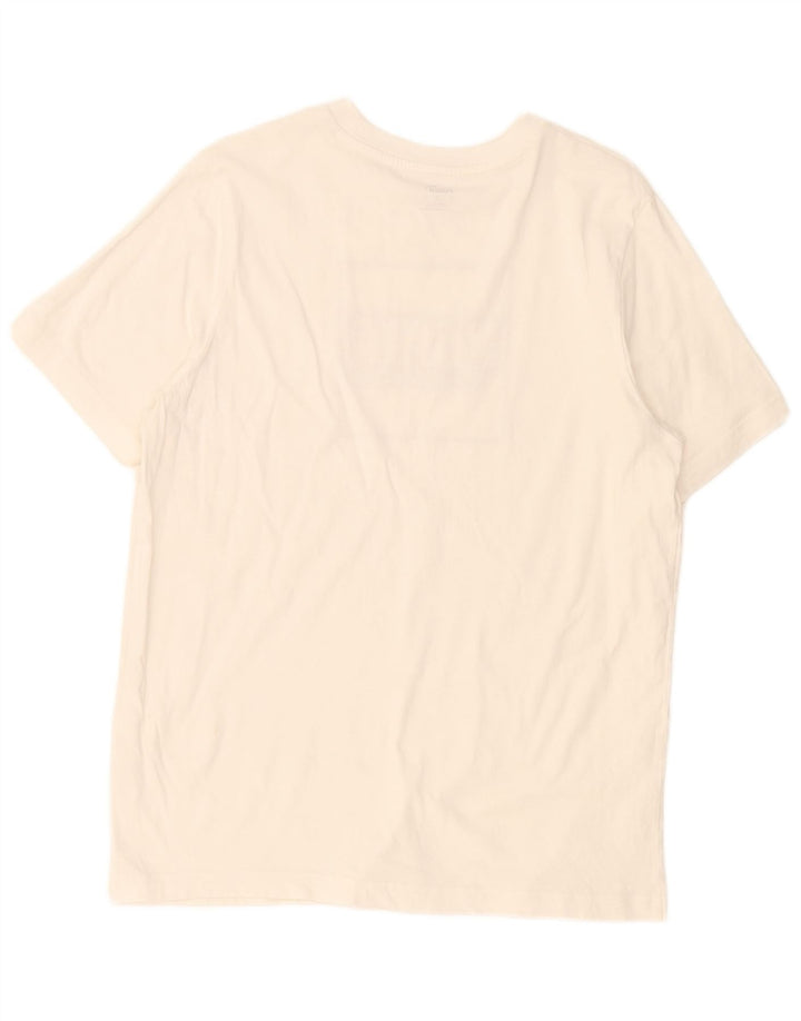 Puma Mens Graphic T-Shirt Top Large White
