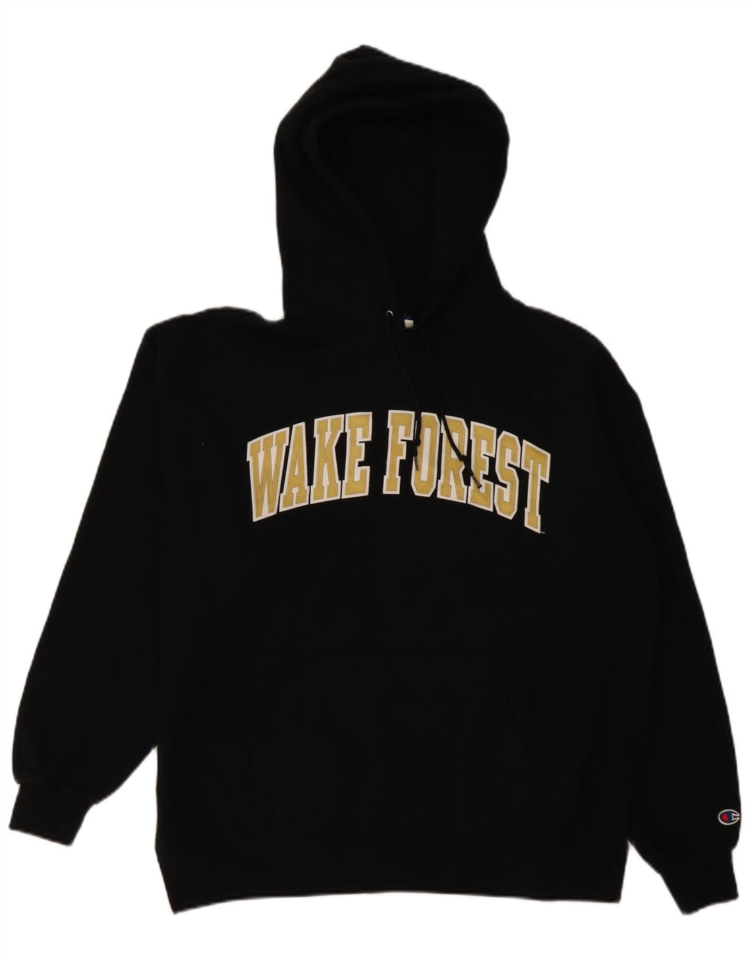 CHAMPION Masculino Wake Forest Graphic moletom com capuz XL preto