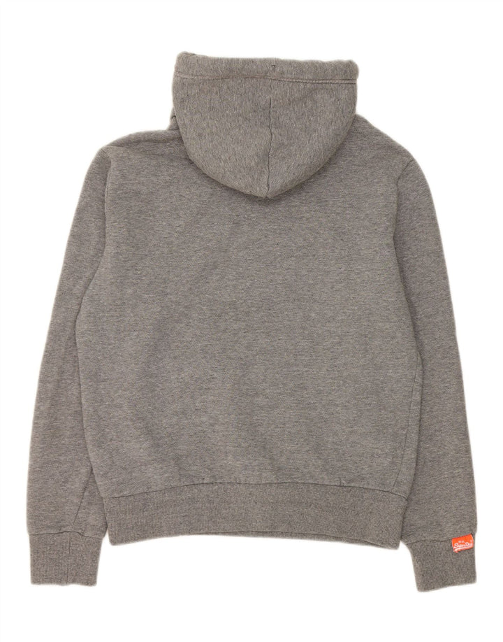 Superdry Hættetrøje til mænd mellemgrå bomuld