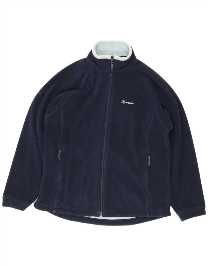 Berghaus Chaqueta polar para mujer UK 46 Grande Poliéster azul marino