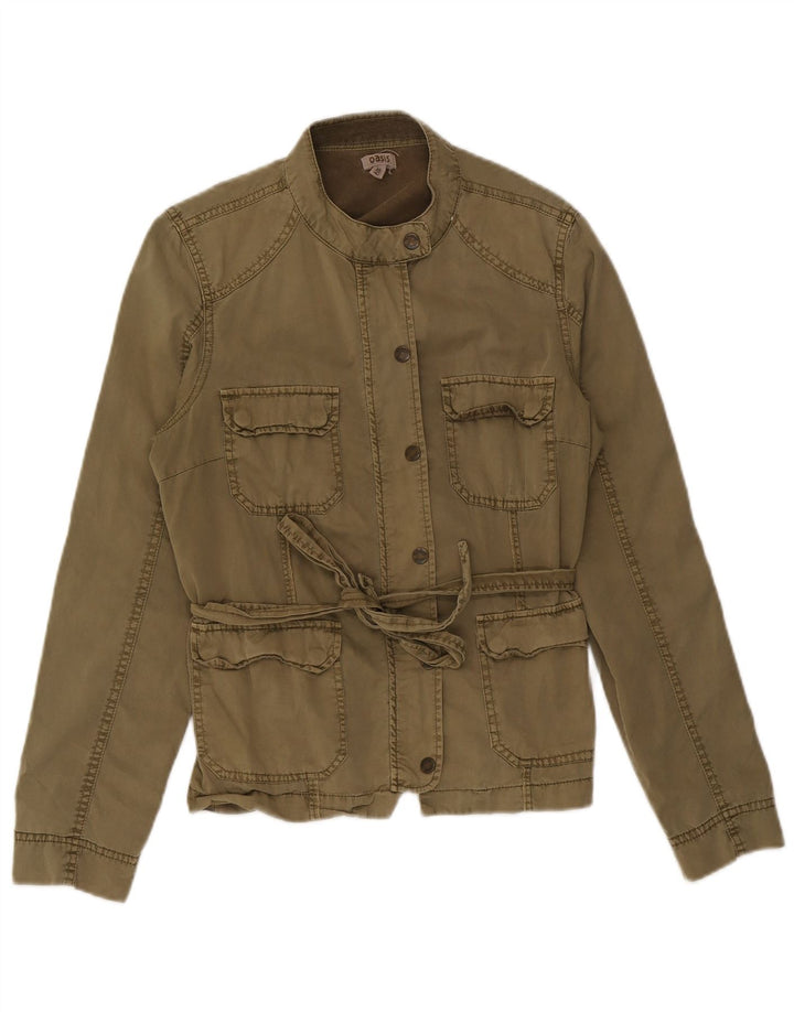 Oasis női használati kabát UK 14 közepes khaki pamut