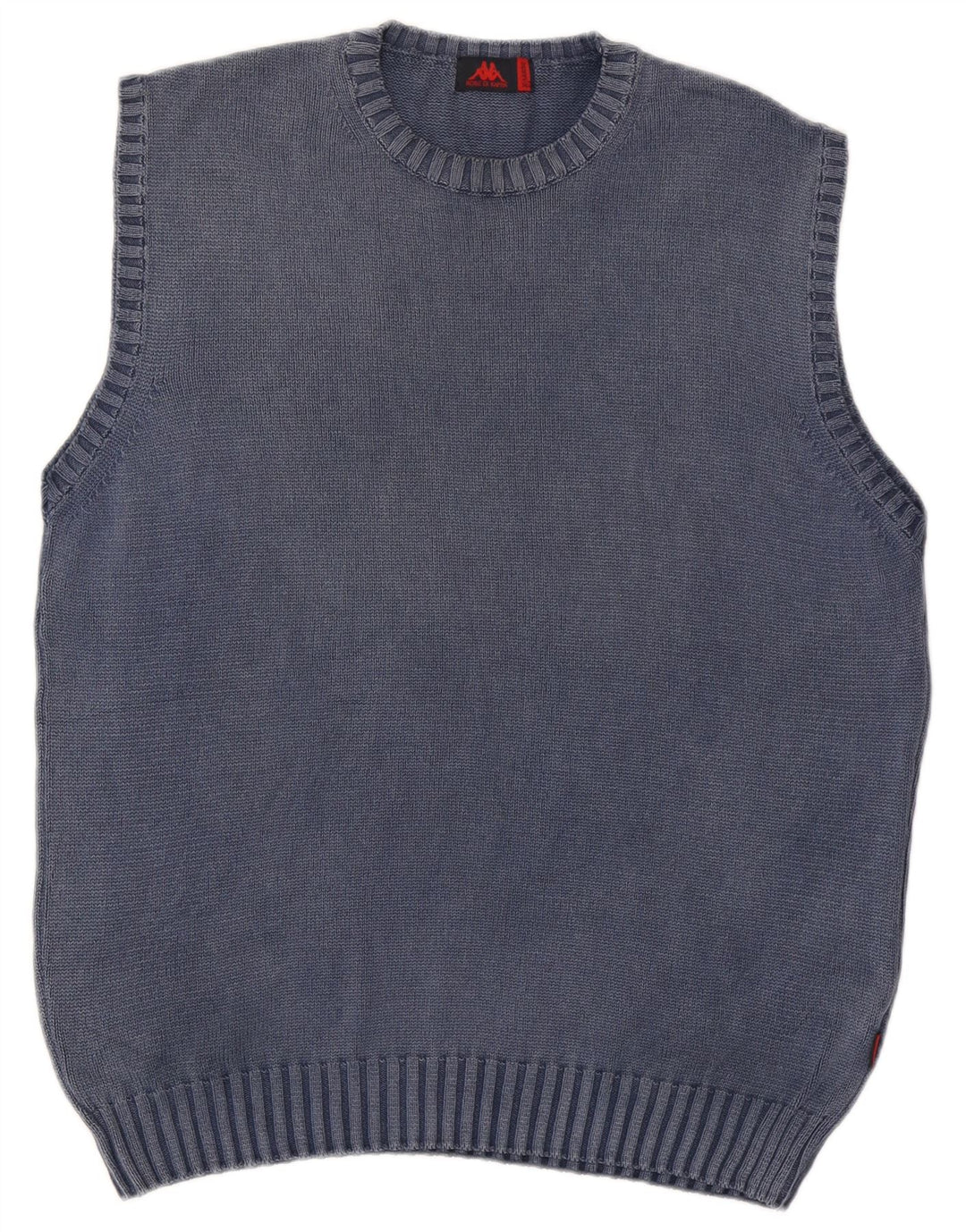 Kappa Mens Vest Tank Top XL Blue Cotton