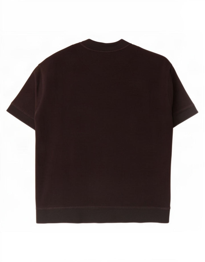 Zara T-Shirt Homme Haut Large Noir
